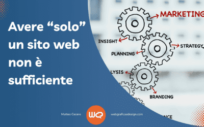 Avere “solo” un sito web non è sufficiente