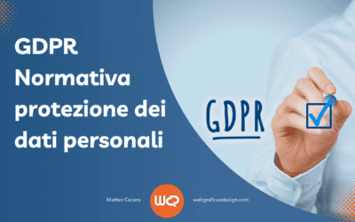 GDPR normativa protezione dei dati personali