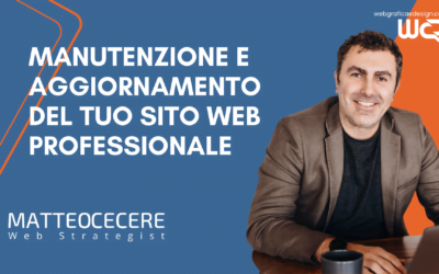 Manutenzione e aggiornamento del tuo Sito Web Professionale