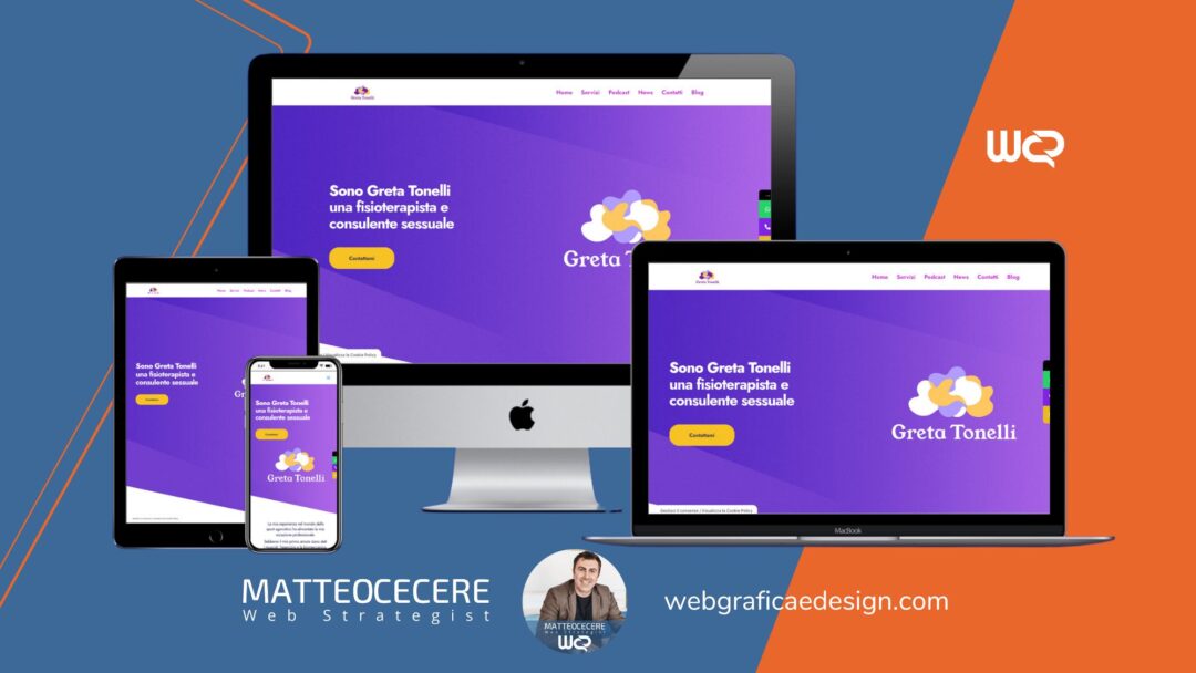 Sito web per fisioterapista con seo