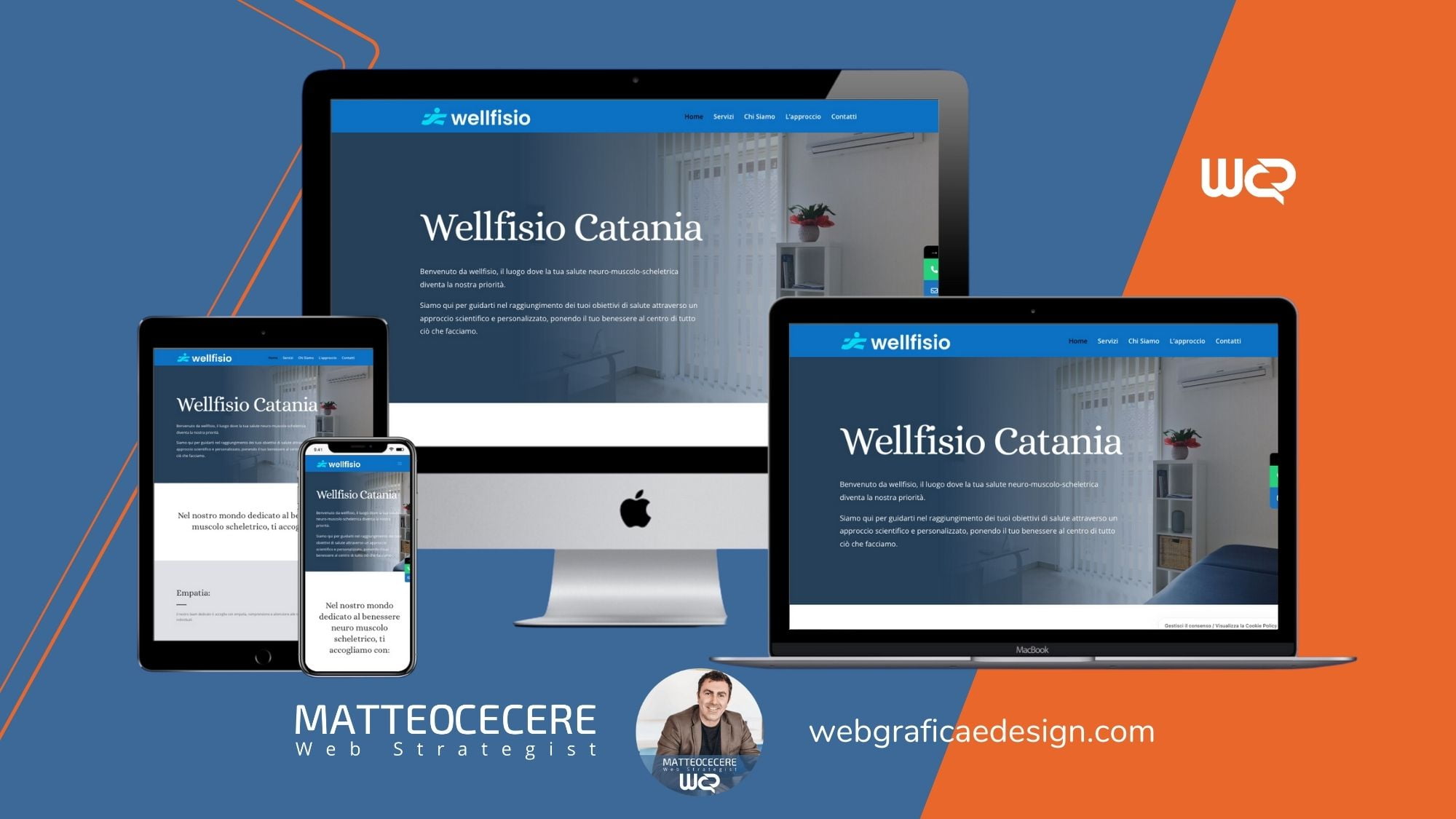 Realizzazione sito web professionale per wellfisio Catania