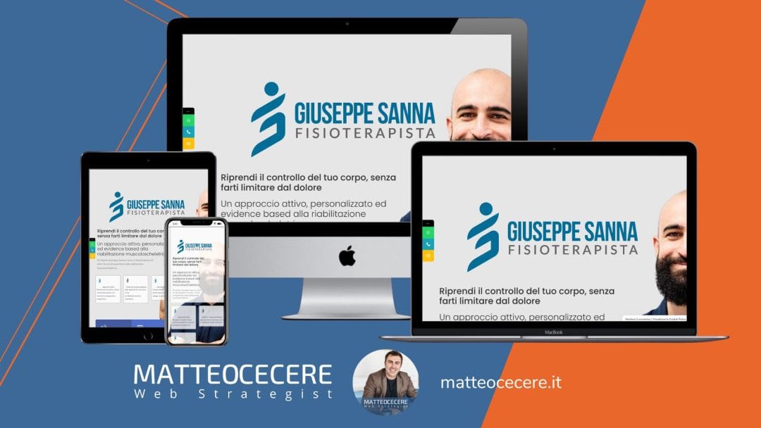Landing page ad alta conversione per fisioterapista